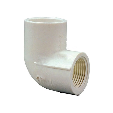 0.75 In. Beige Plastic PVC 90 Elbow